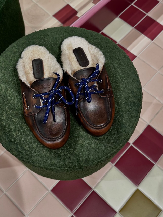 Posa - Boat Loafer Mule