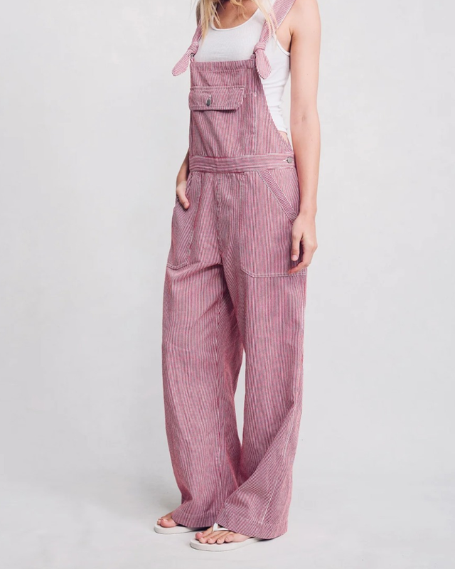 Denimist - Tie Strap Relaxed Overall