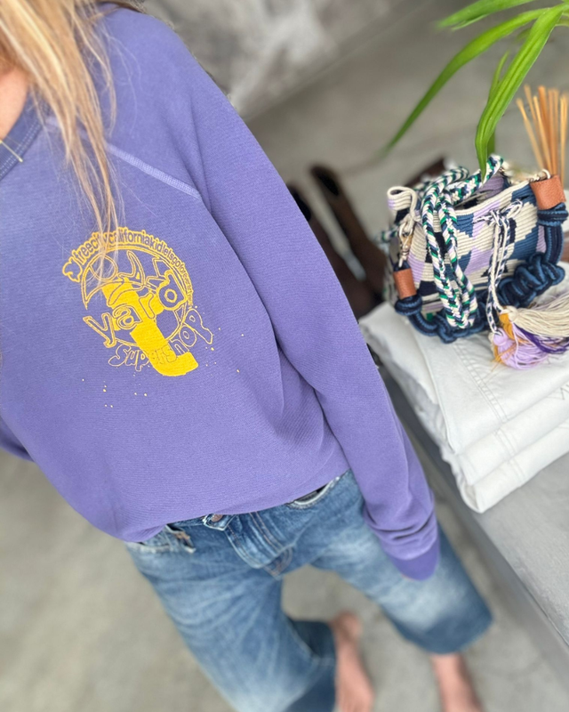 Free City - Artyard Supershop Stamp Superyum Raglan Sweatshirt