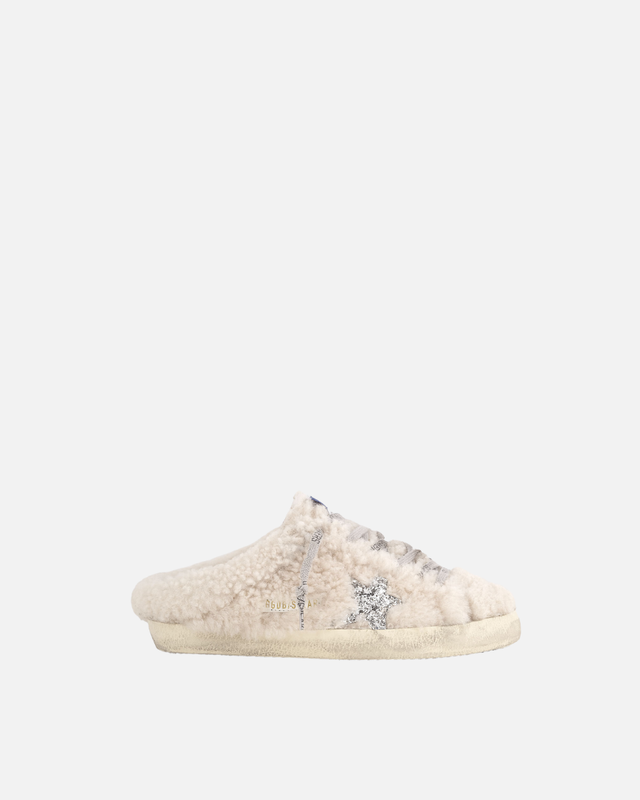 Goolden Goose - Superstar Sabot Shearling Slides