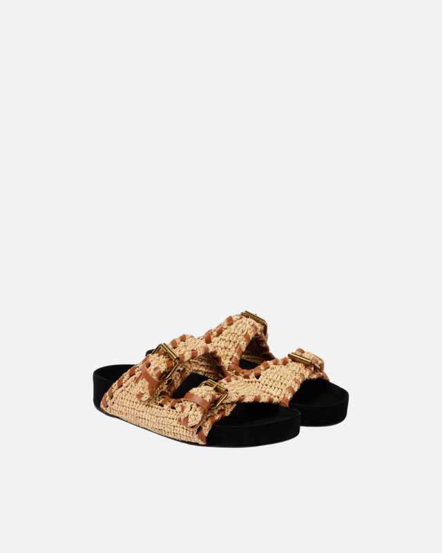 Isabel Marant - Lennyo Raffia Sandals