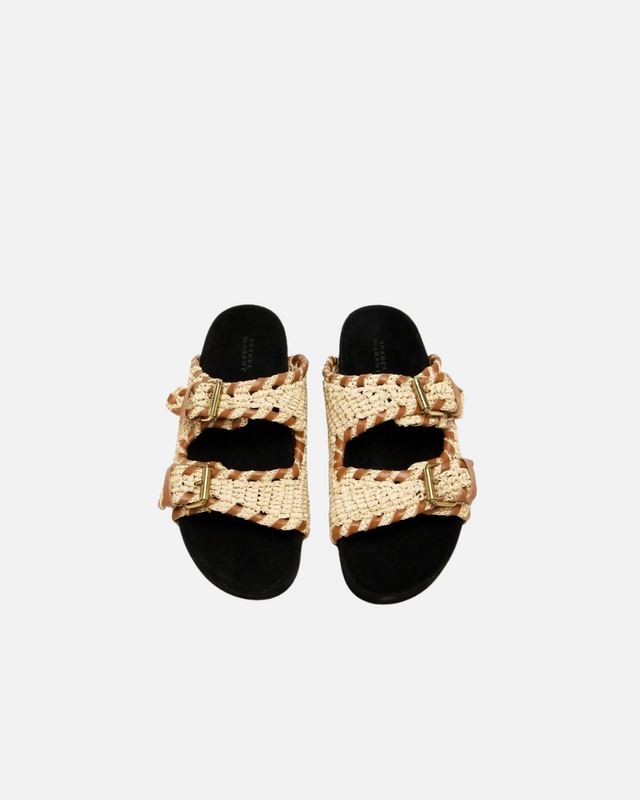 Isabel Marant - Lennyo Raffia Sandals