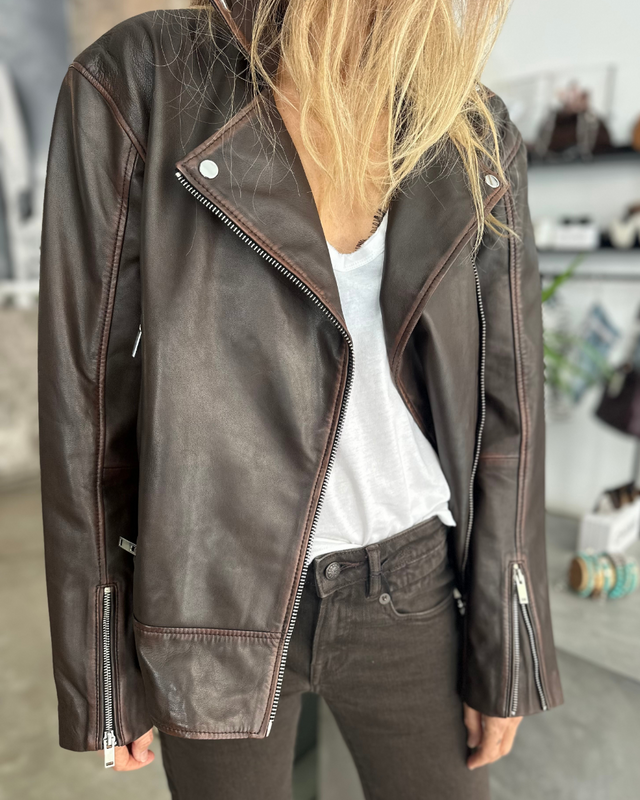 Harper- Super Light Leather Jacket