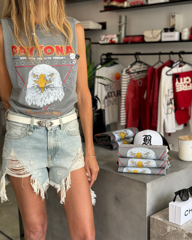 R13 - Shredded Slouch Short