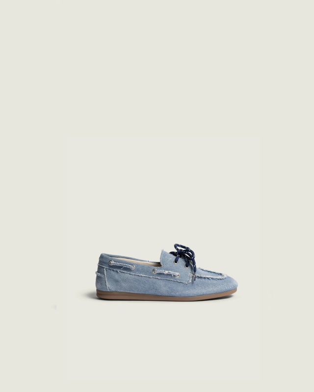 Posa - Boat Loafer "Brushed" Denim
