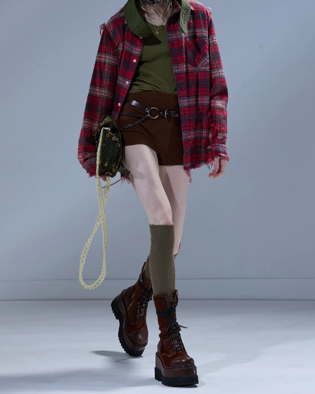 R13 - Shredded Seam Shirt