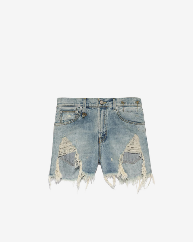 R13 - Shredded Slouch Short