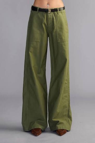 R13- Darcy Flare Utility Pants