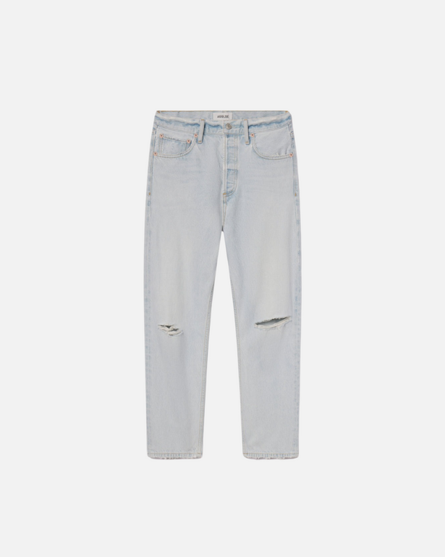 AGOLDE- 90's Crop Mid Rise Straight In Requiem