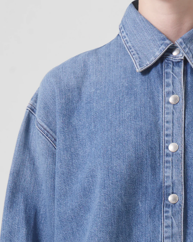 Agolde- Aiden High Low Shirt