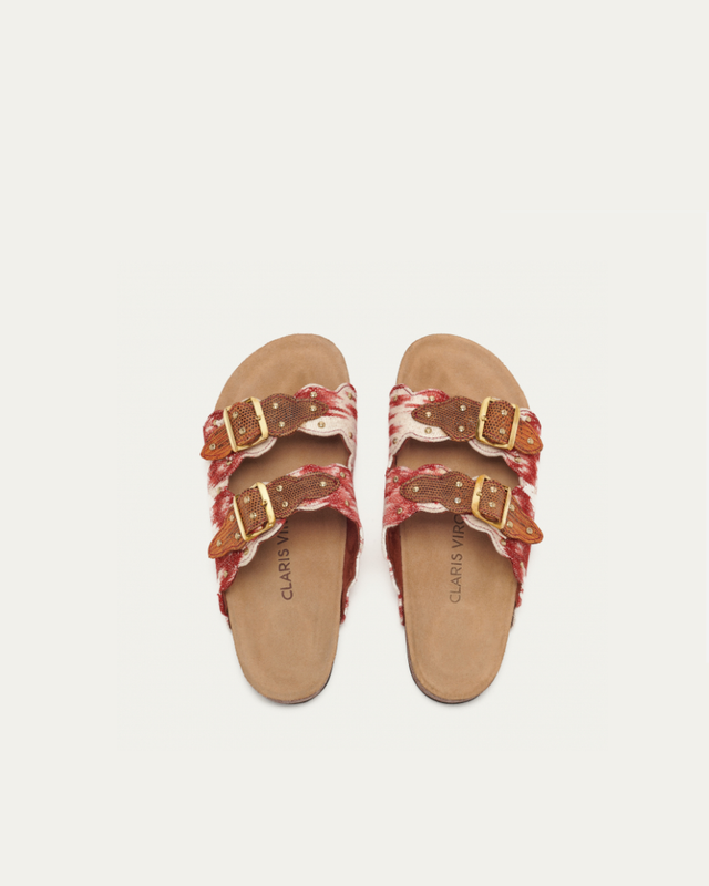 Claris Virot - Red Timor Odette Sandals