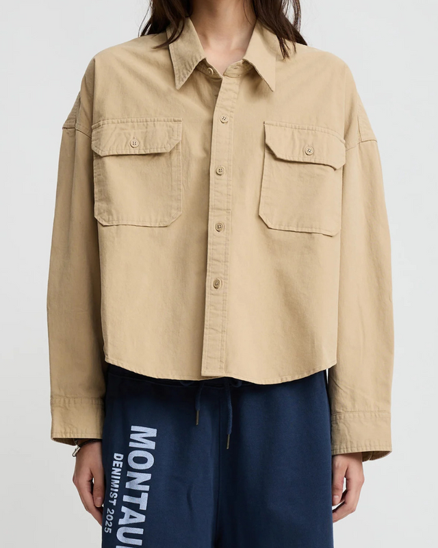 Denimist - Cropped Utility Shirt