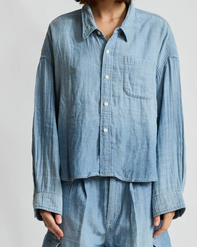 Denimist - Cropped Work Shirt