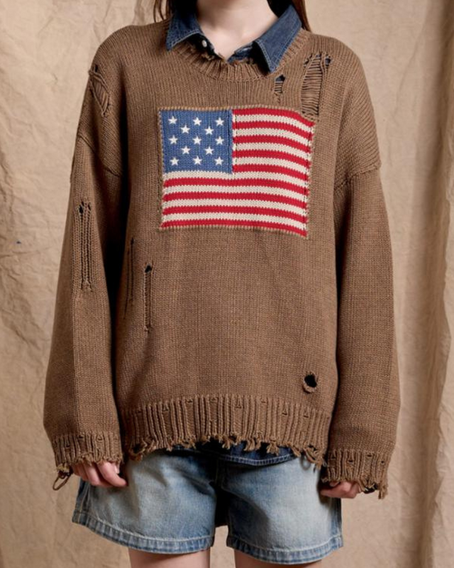 Denimist - American Flag Sweater