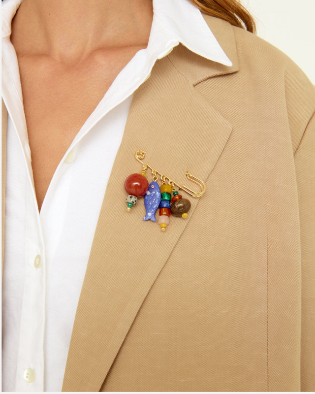 Eliou - Fish Bait Brooch