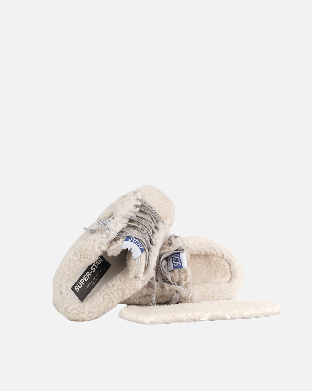 Goolden Goose - Superstar Sabot Shearling Slides