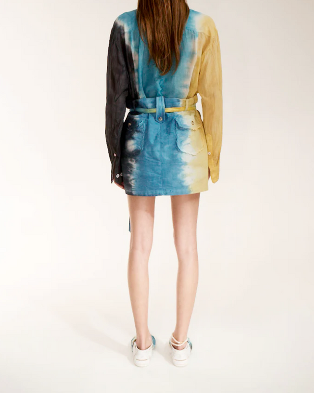 Luuda - Silk Cotton Cool Shirt Wave