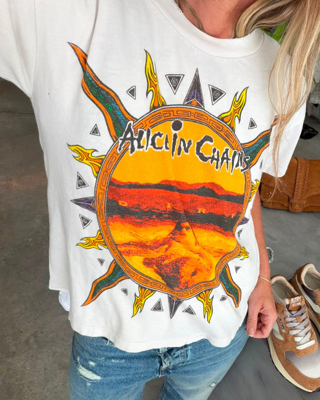 Made Worn - Alice In Chains Crop Tee