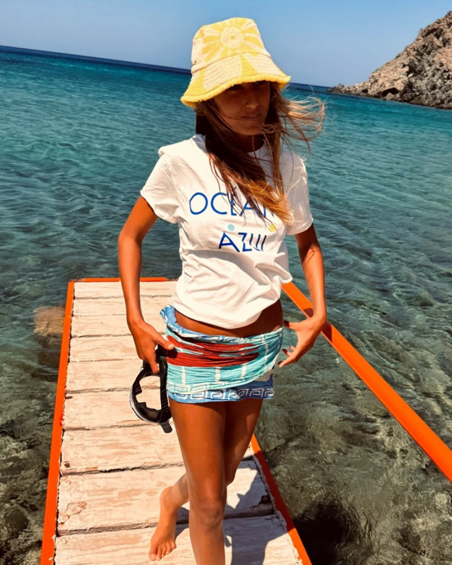 Little Palma- Oceano Azul T-Shirt