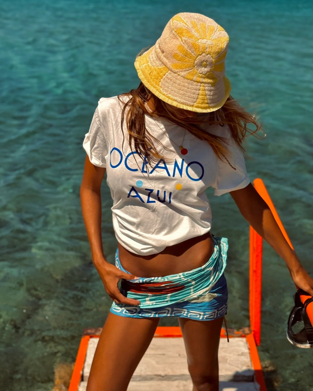 Little Palma- Oceano Azul T-Shirt