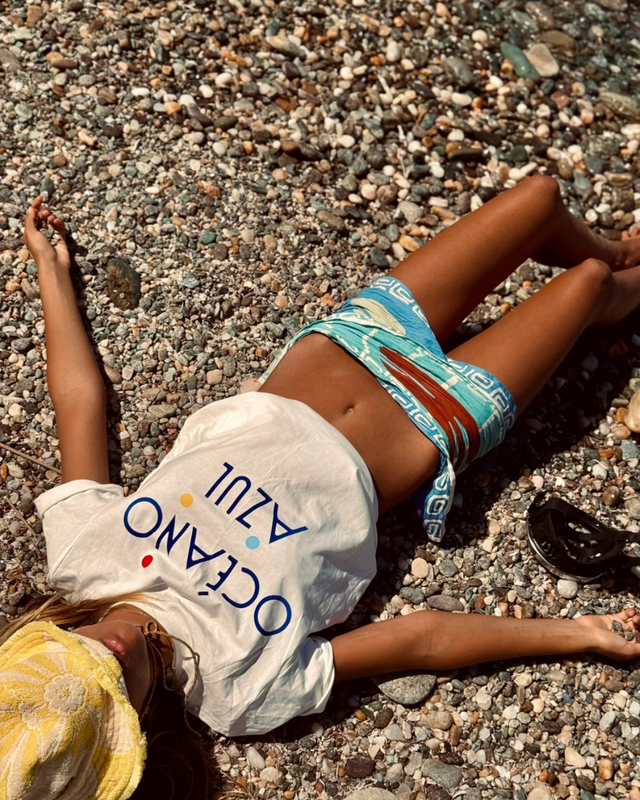 Little Palma- Oceano Azul T-Shirt