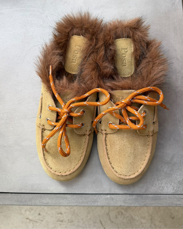 Posa -  Boat Loafer Mule