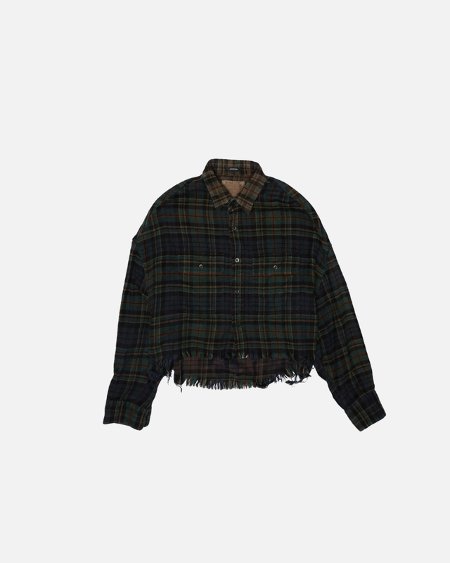 R13 - Cropped Work Shirt