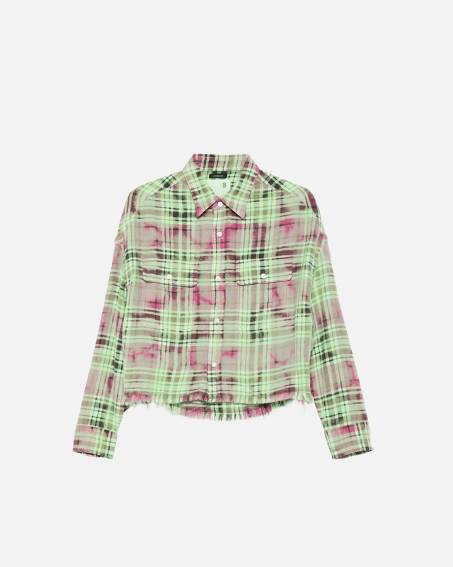 R13 - Cropped Work Shirt