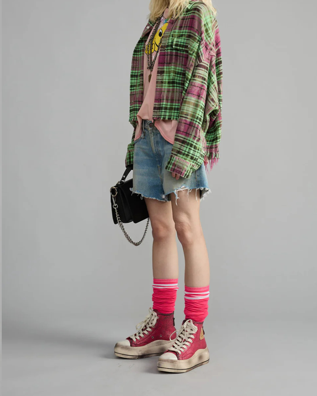 R13 - Cropped Work Shirt