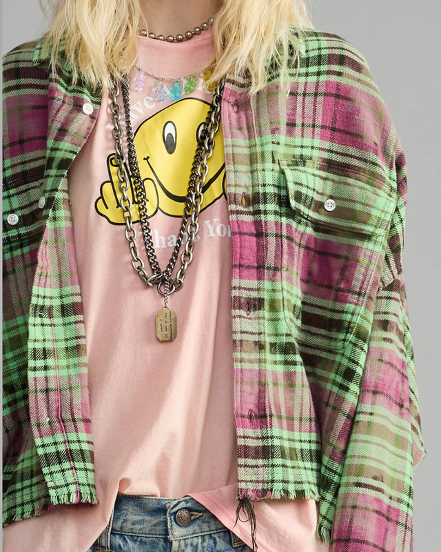 R13 - Cropped Work Shirt