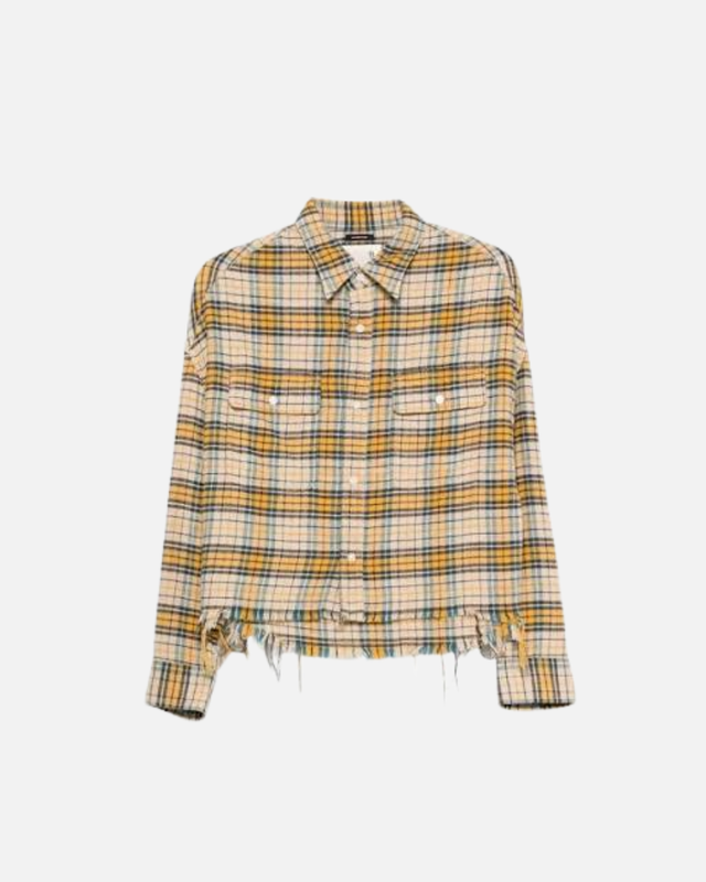 SALE 15% - R13 - Cropped Work Shirt