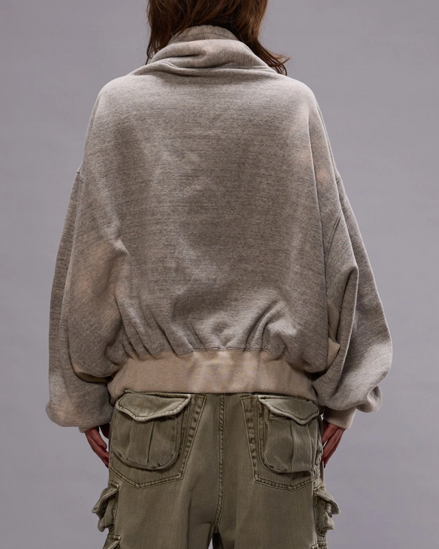 R13 - Funnel Neck Cropped Popover