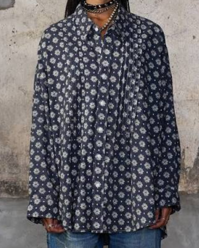 SALE 15% - R13 - Pintuck Dropneck Shirt