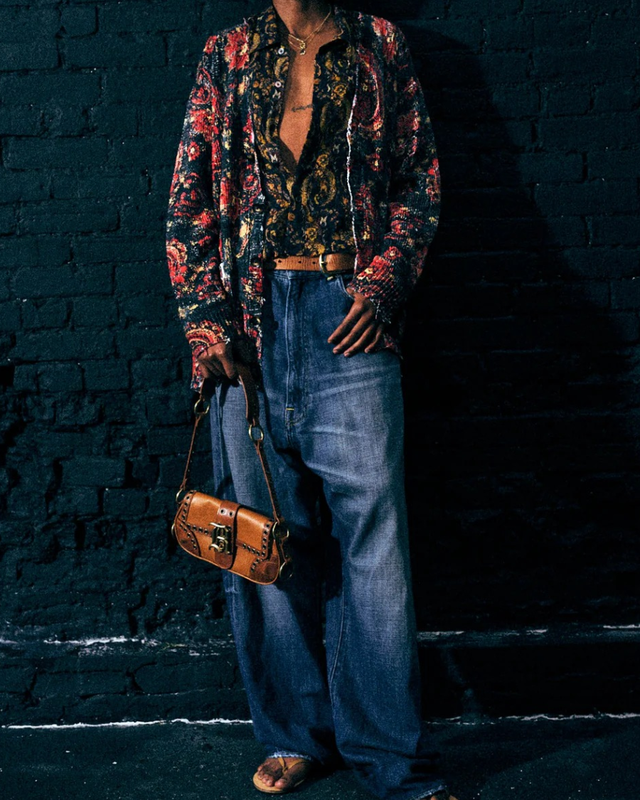 SALE 15% - R13 - Printed Boyfriend Cardigan