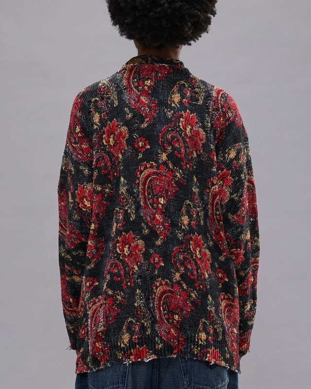 SALE 15% - R13 - Printed Boyfriend Cardigan