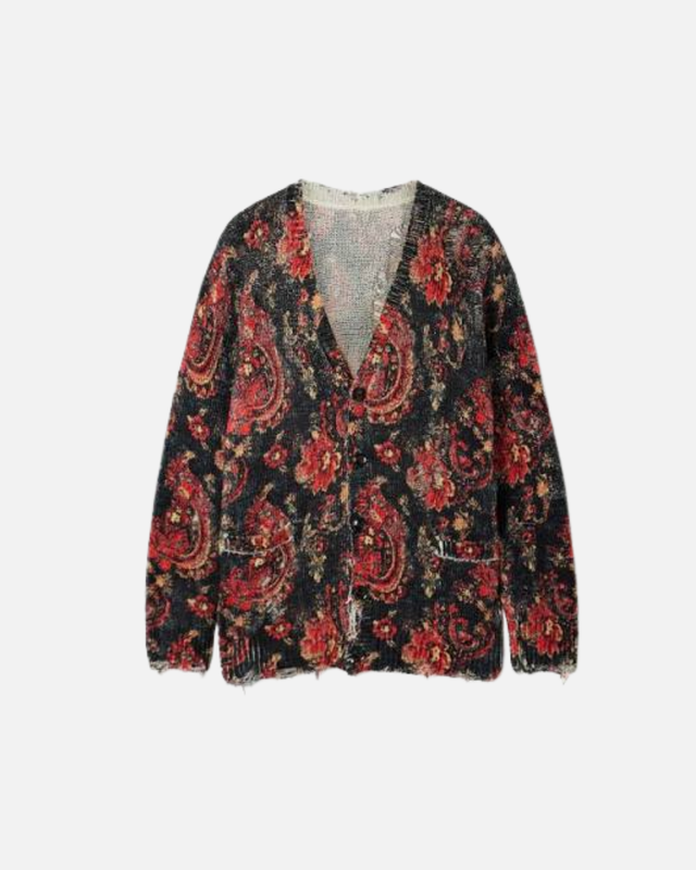 SALE 15% - R13 - Printed Boyfriend Cardigan