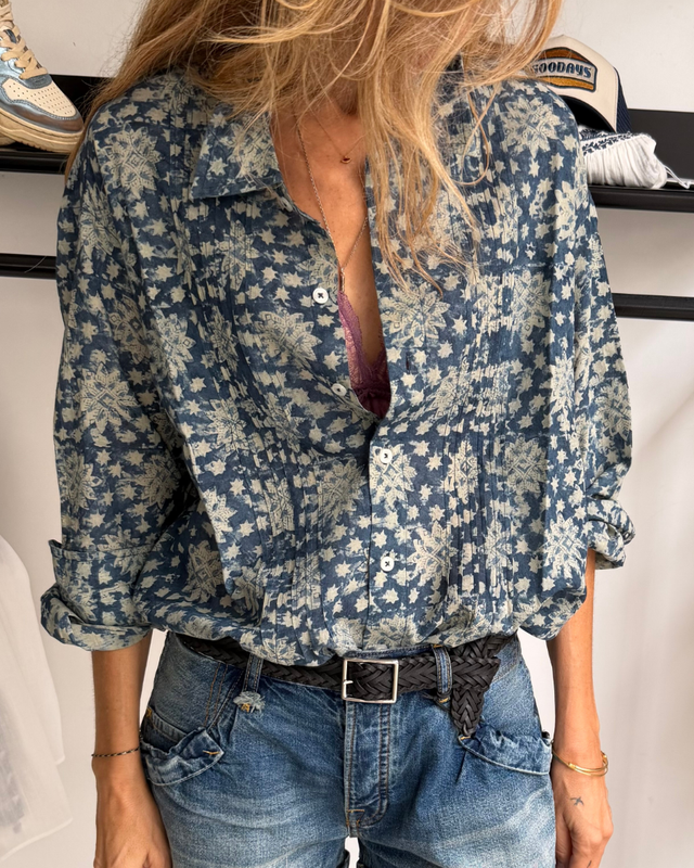 R13 - Pintuck Drop Neck Shirt