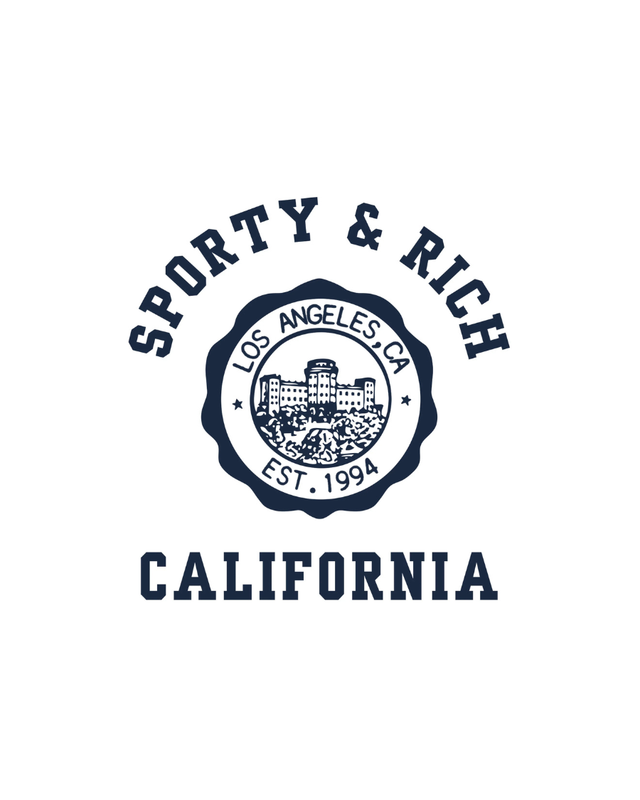 Sporty and Rich - California Emblem Soft Ringer Tee