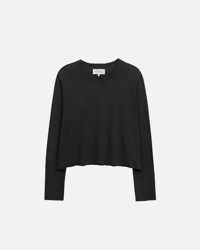 The Great. - The Long Sleeve Crop Tee